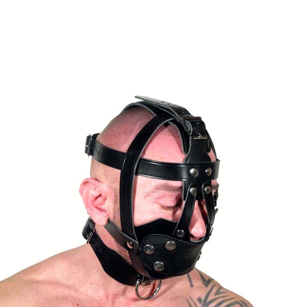 R&amp;Co Leather Head Harness with Mouth Cover