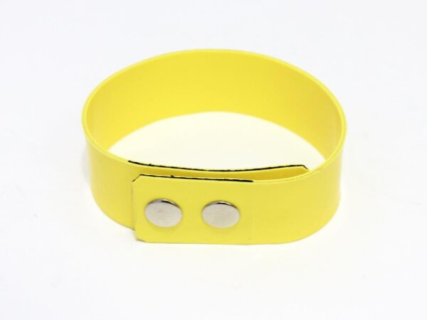 R&Co Rubber Biceps Band - Unicoloured Yellow L/XL