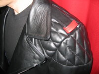 R&amp;Co Leather Epaulette Red