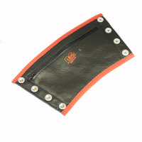 R&amp;Co Gauntlet Wallet + Pipings Red