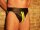 R&Co Jockstrap with Front Zip + Stripes Yellow XL