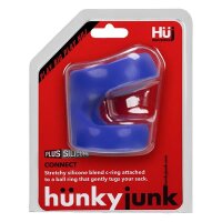H&uuml;nkyjunk Connect Cock &amp; Ball Tugger Ring Cobalt