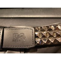 R&Co Leather Belt Pyramide 5 cm