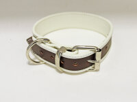 R&amp;Co Slave Collar Brown 3 cm wide fits up to 46cm neck